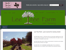 Tablet Screenshot of leetreefarm.com
